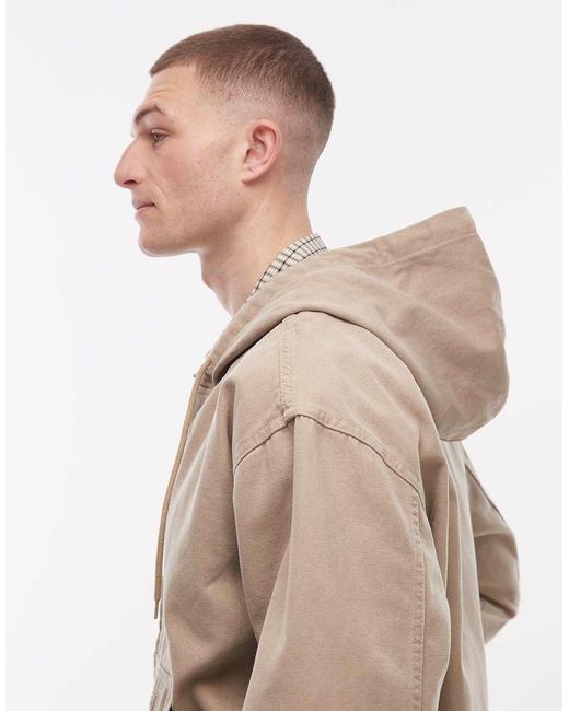 Giacca Bomber Sfoderata di Dickies in Natural da Uomo