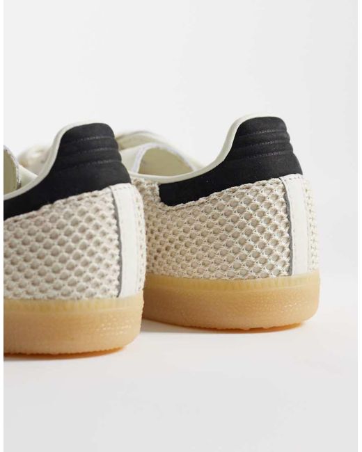 Adidas Originals Metallic Samba Og Crochet Trainers