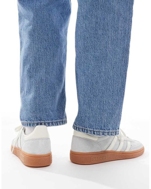 Adidas Originals White Handball Spezial Gum Sole Trainers