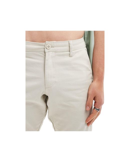 ASOS Green 2 Pack Slim Stretch Regular Length Chino Shorts for men