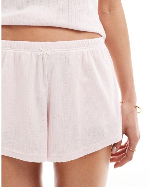 Short virevoltant d'ensemble Hollister en coloris White