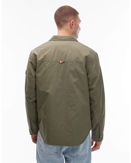 Tommy Hilfiger Green Padded Shacket for men