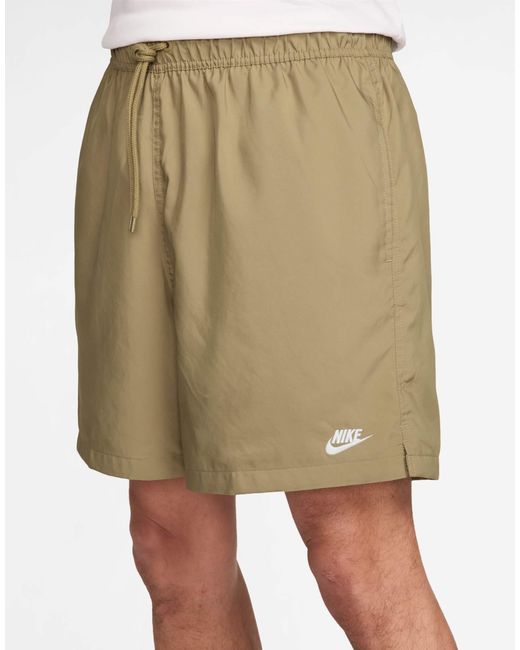 Nike Club – shorts aus webstoff in Natural für Herren