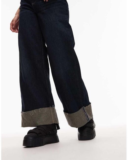 Stivali Da Neve Neri Con Suola Spessa di Tommy Hilfiger in Black