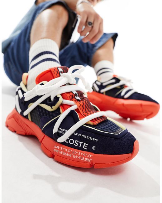 Lacoste Red L003 Active Sneakers for men