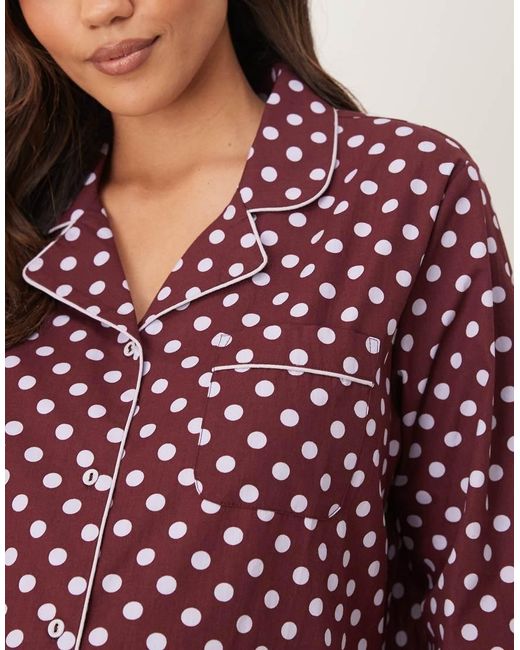 ASOS Red Asos Design Maternity Pajama Set