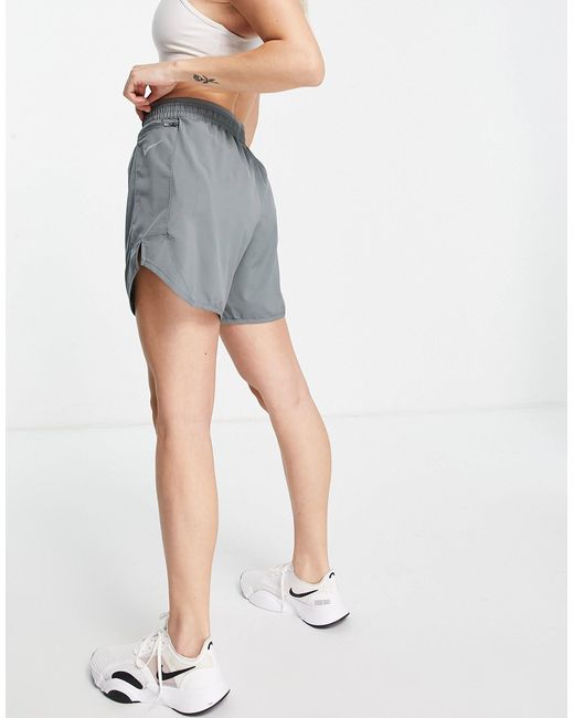 nike 5 inch shorts grey