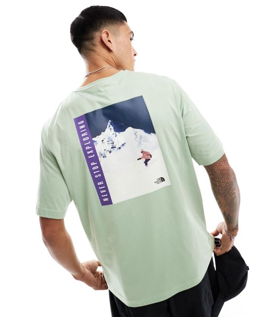 The North Face – snowboard – t-shirt in Blue für Herren