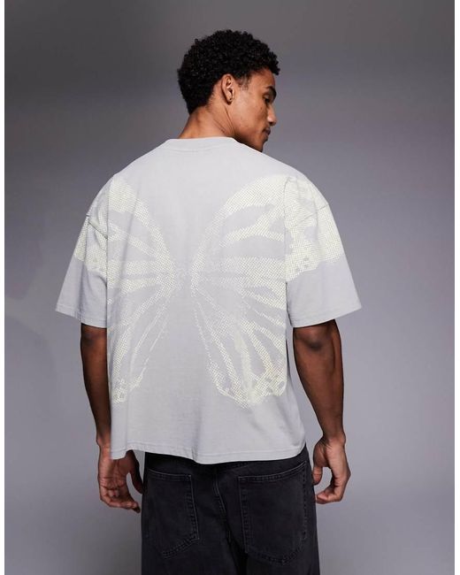 Good For Nothing Gray Oversized T-shirt for men