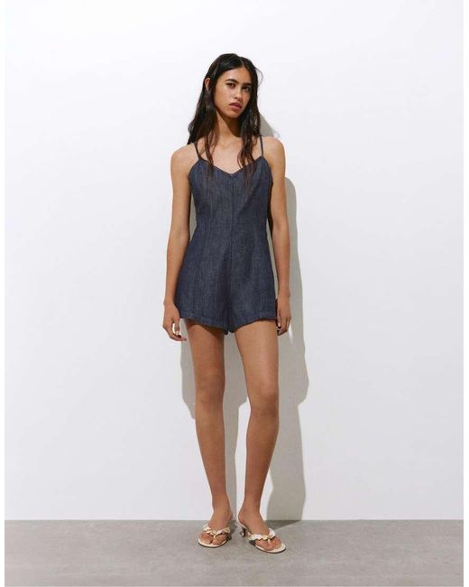 Tuta Corta di Pull&Bear in Blue