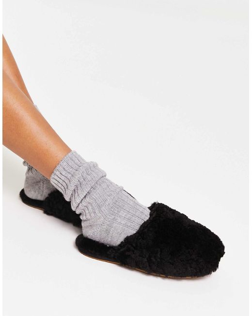 Ugg White – maxi curly – pantoffeln