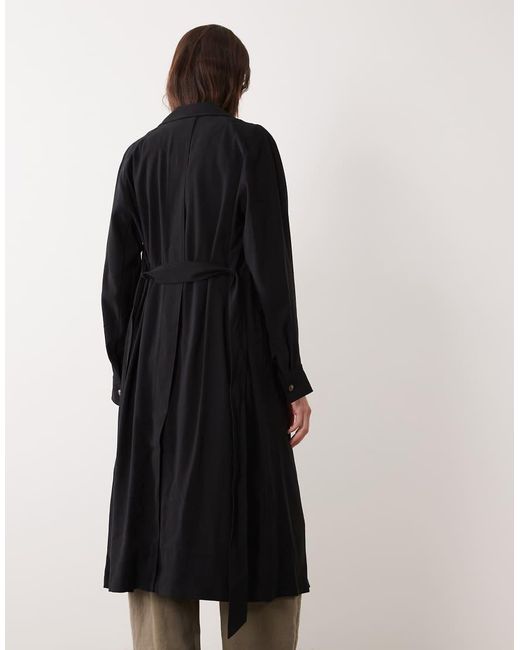 ASOS Natural Soft Longline Trench