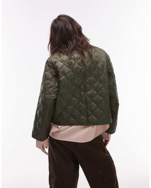 ARKET Gray Quilted Jacket
