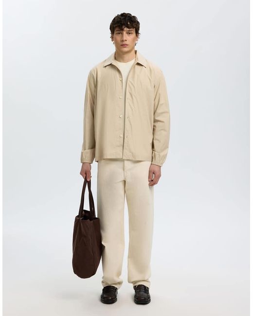 SELECTED Natural Overshirt for men