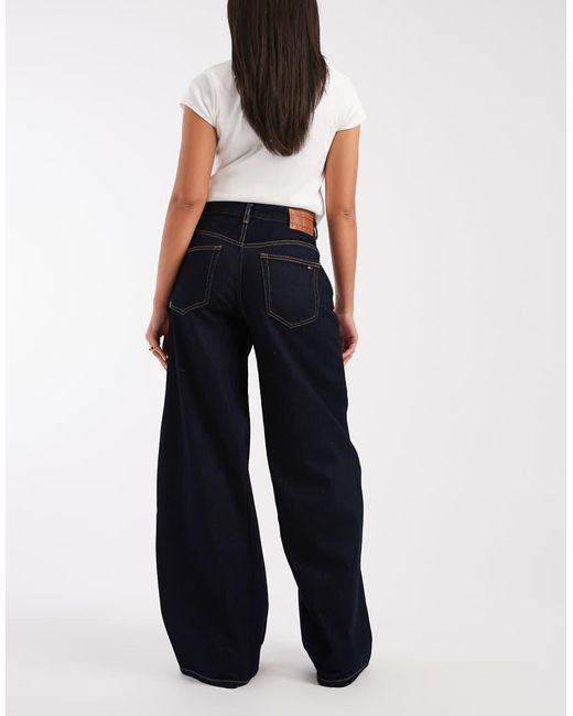 Tommy Hilfiger Blue Charlie Workwear Wide Leg Jeans
