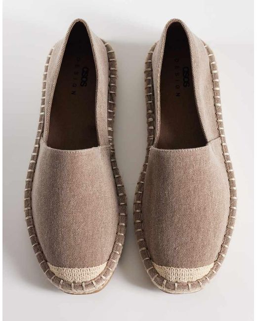 Espadrilles di ASOS in White da Uomo
