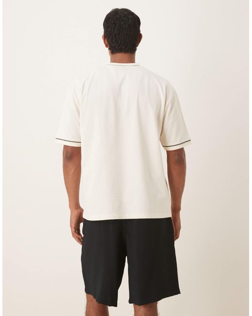 ASOS Natural Smart Straight Fit Longer Length Shorts for men