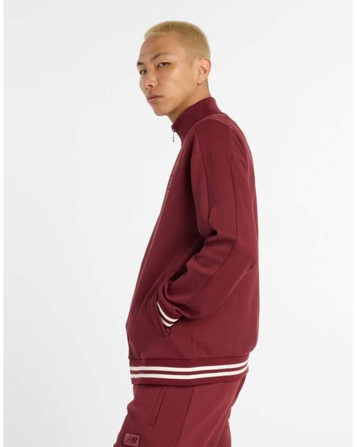 New Balance Red Post Season Pique Track Jacket for men
