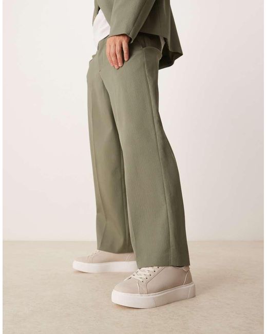 Zapatillas De Deporte Grises Con Cordones De ASOS de hombre de color Natural