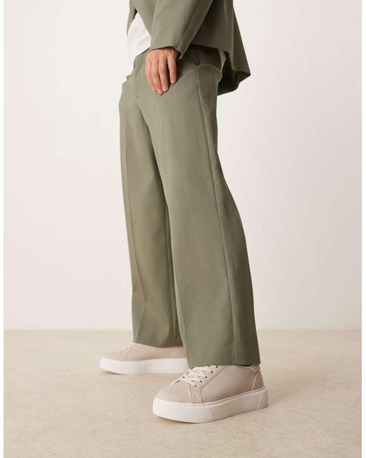 Sneakers Stringate Grigie di ASOS in Natural da Uomo