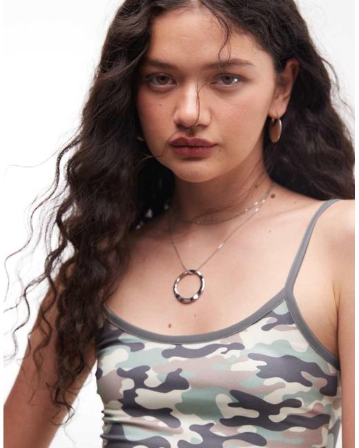 Collusion Brown Cami Top Co-ord