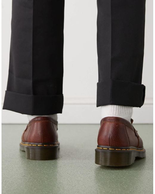 Dr. Martens Green Adrian Ys Tassel Loafer for men