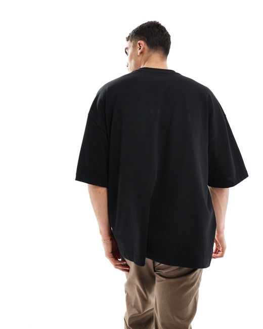 ASOS Black Heavyweight Extreme Oversized T-shirt for men