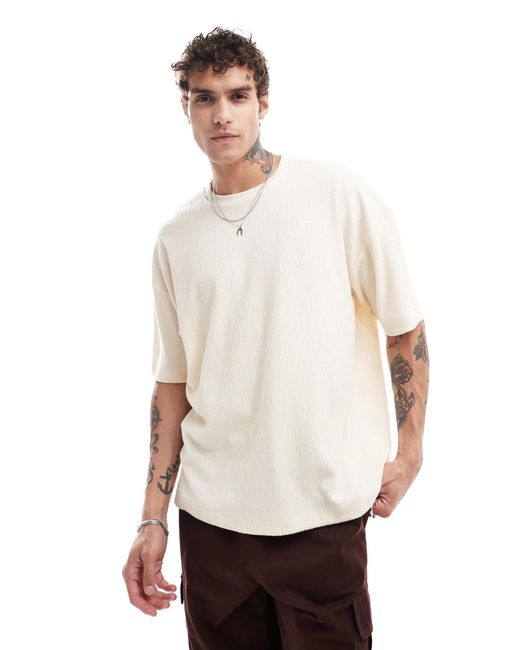 ASOS White Oversized Heavyweight T-shirt for men