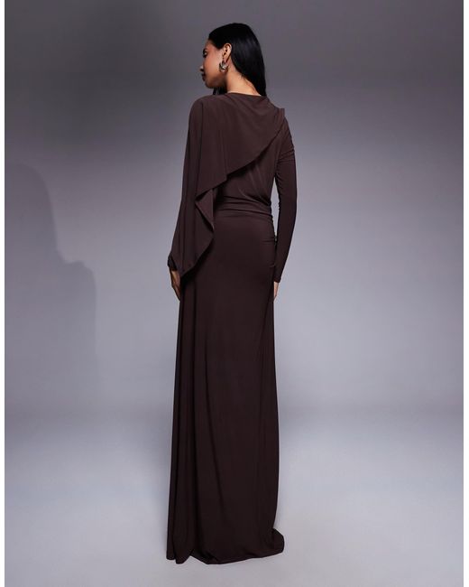 DASKA Blue – figurbetontes maxikleid