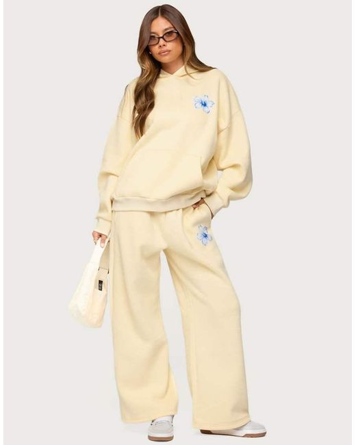 Edikted Natural Tropical Bloom Sweatpants