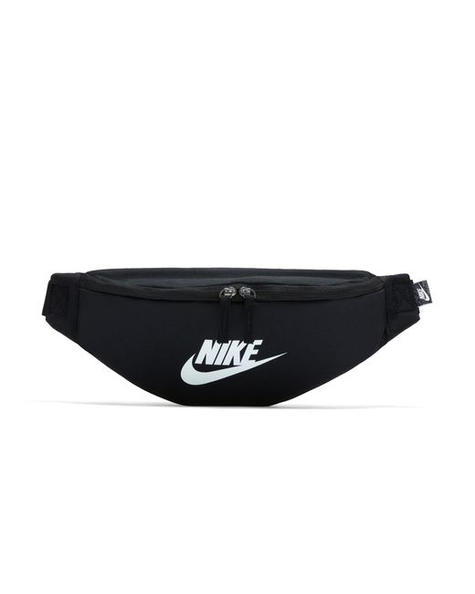 Nike Black Heritage Waist Bag for men
