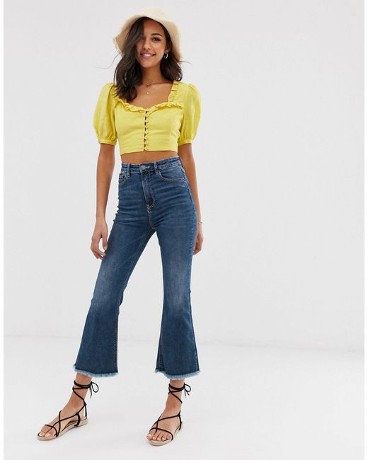Authentic Cropped Kickflare Jeans 