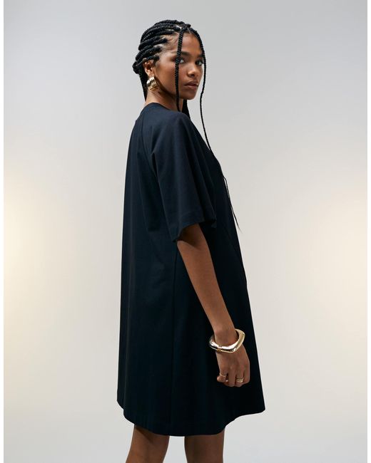 ASOS Black – ausgestelltes minikleid