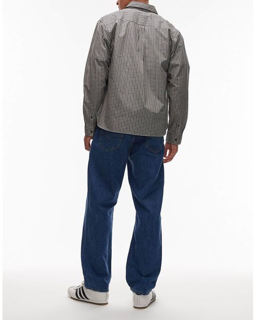 Levi's – 568 – locker sitzende, leichte straight jeans aus baumwoll-leinenmix in Blue für Herren