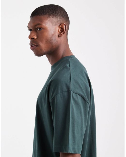 ASOS – basic-t-shirt in Green für Herren