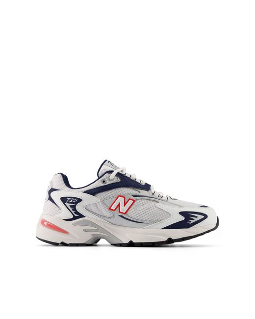 New Balance White 725 Sneakers