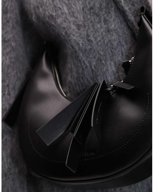 Charles & Keith Gray Carey Shoulder Bag