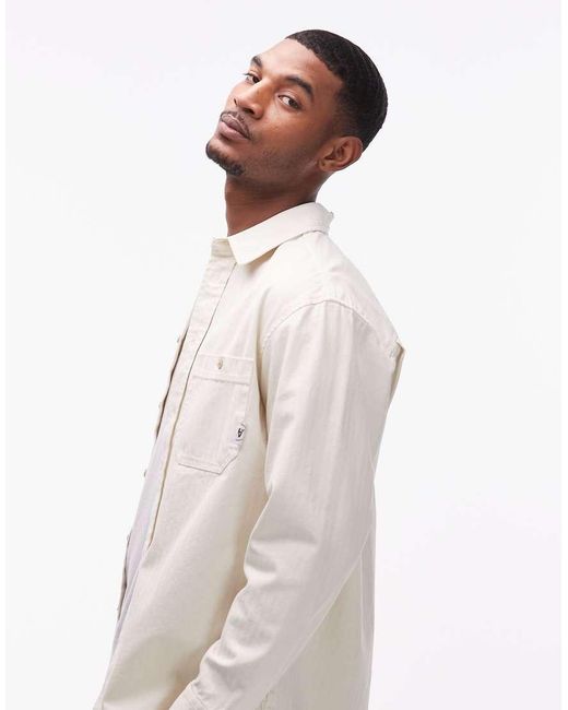 DOUBLE A by WOOD WOOD White Cooper Shirt for men