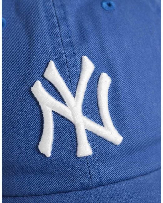 '47 Blue Ny Yankees Clean Up Cap
