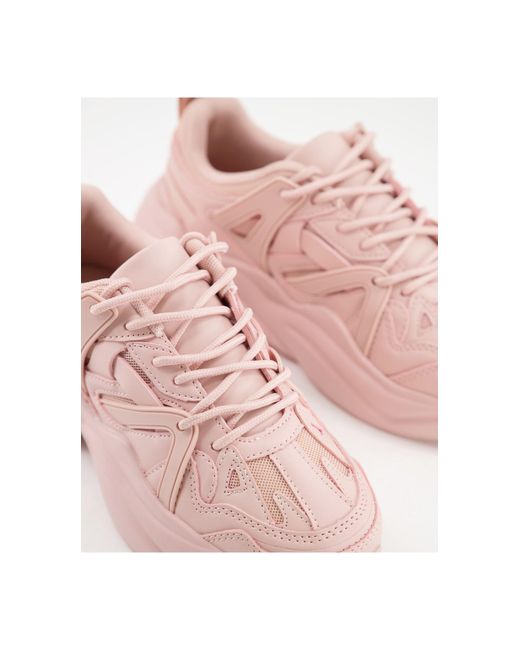 ASOS Deejay Chunky Trainers in Pink | Lyst Canada