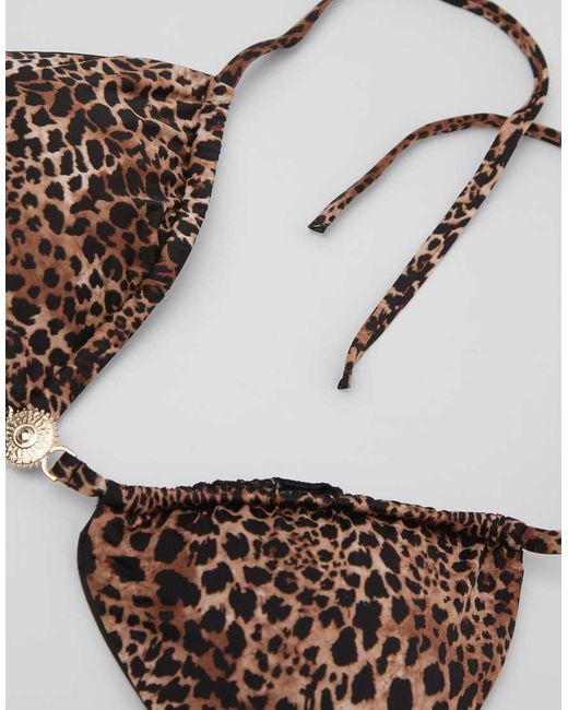 Tezenis Brown Savage Sun Bikini Top