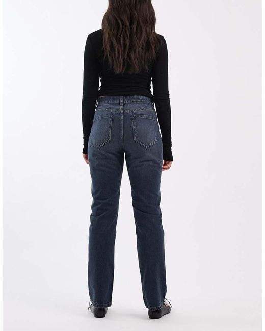 ASOS Blue 90s Straight Jeans