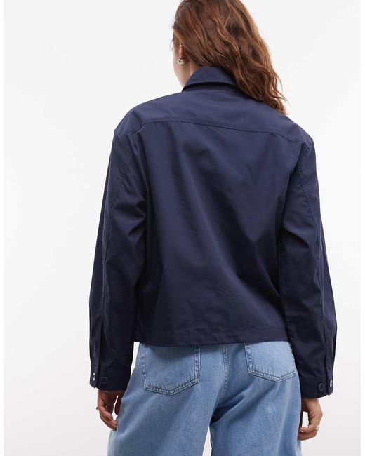 Carhartt Blue Postal Double Zip Through Jacket