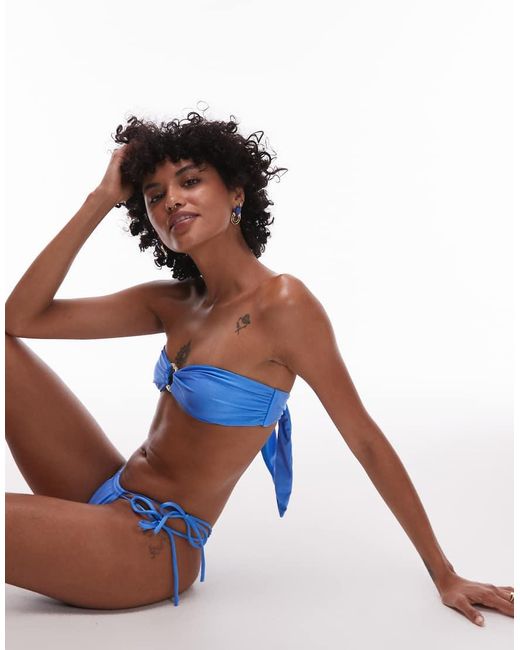 VDM The Label Brown Vdm Reversible Bandeau Bikini Top