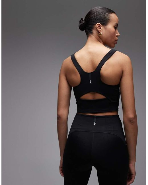 The North Face Black Jaida Long Line Bra