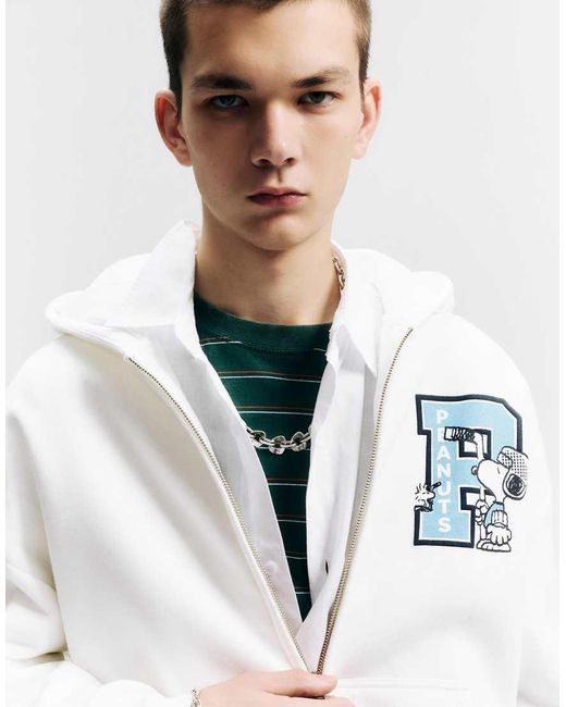 Peanuts di Pull&Bear in White da Uomo