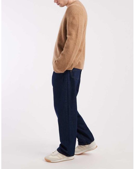 Vans Blue Check-5 Loose Denim Pant Pants Dark for men
