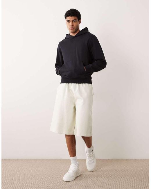 Mango Blue 100% Cotton Regular Fit Hoodie