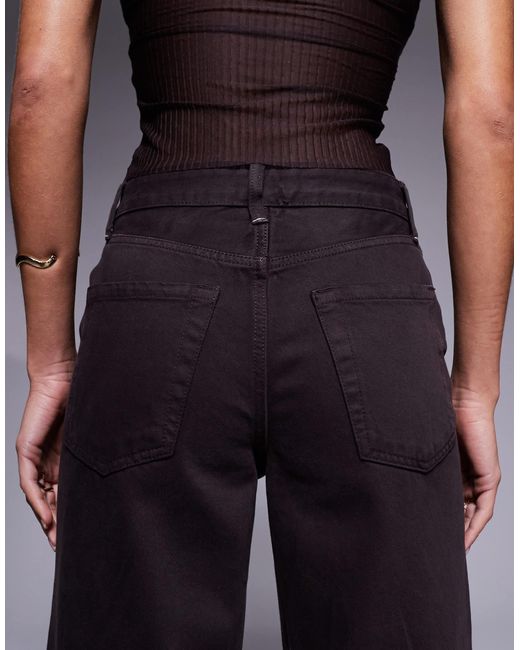 River Island Blue Relaxed Straight Leg Jean