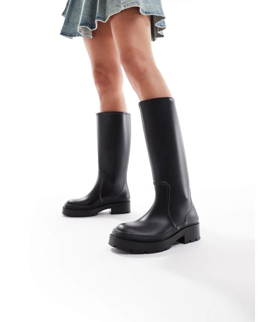 SEQWL Black Gumboots